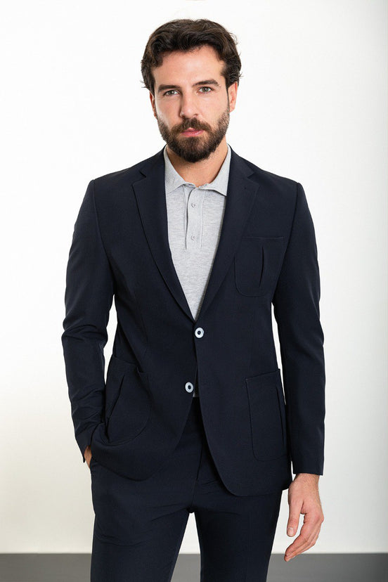 2 Piece Navy Blue Suit