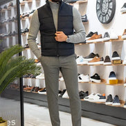 Sturgis Slim Fit Men’s Zipper Navy Blue Vest