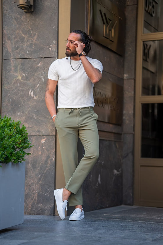 White Striped T-Shirt