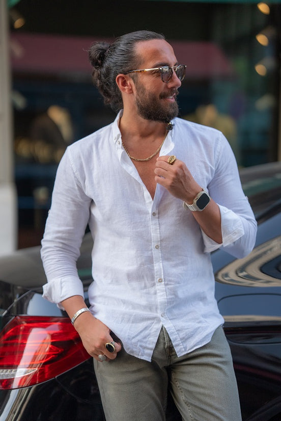 White Casual Shirt