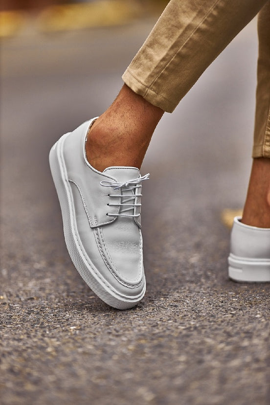 White Derby Shoes