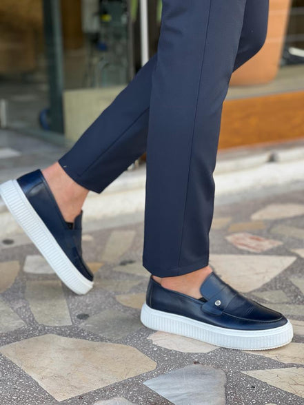 Tampa Rock Navy Blue Shoes Men