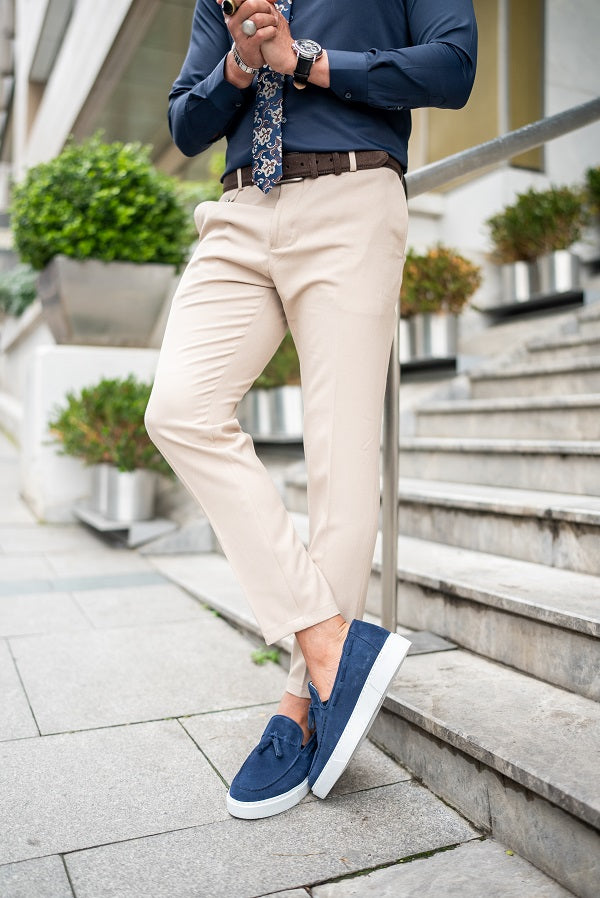 Tea Beige Chino Pants