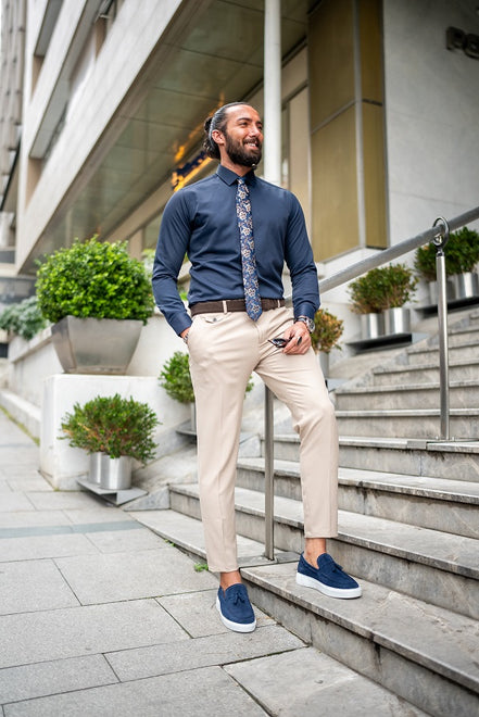 Tea Beige Chino Pants