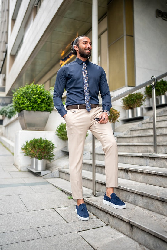 Beige Chino Pants