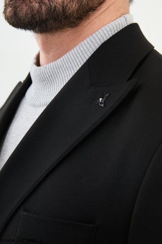 Black Buckle Blazer