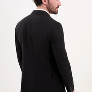 GentWith Tea Black Slim Fit Double Breasted Suit