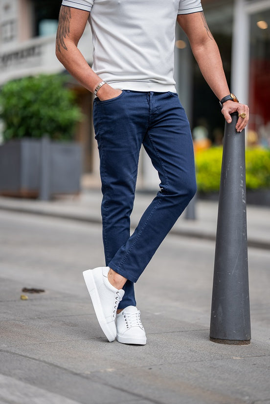 Dark Blue Mens Jeans
