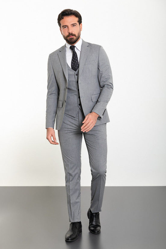 Gray 3 Piece Suit