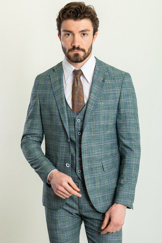 Green Plaid Suit