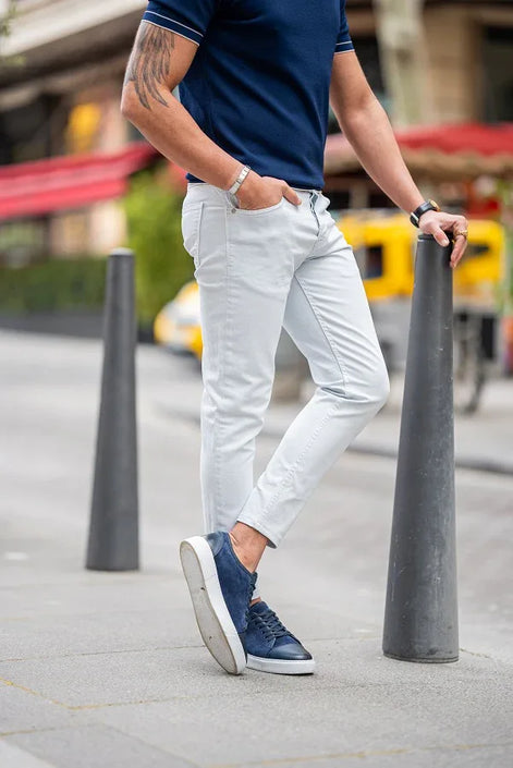 Tea Ice Blue Slim Fit Jeans