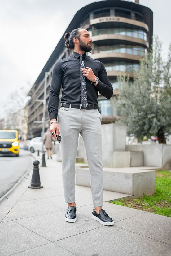 Tea Light Gray Chino Pants