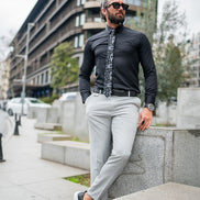 Tea Light Gray Chino Pants