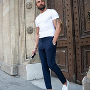 Tea White Round Neck T-Shirt