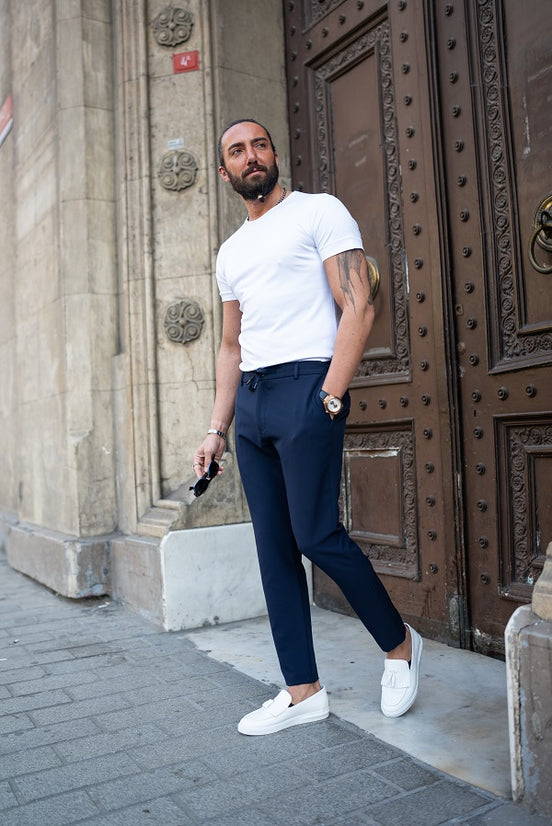 White Round Neck T-Shirt