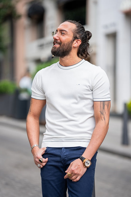 White Crew Neck T-Shirt