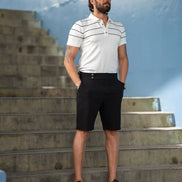 Tea White Slim Fit Polo T-Shirt