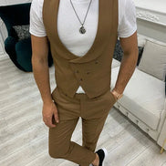 Whitney Black Slim Fit Peak Lapel Plaid Suit