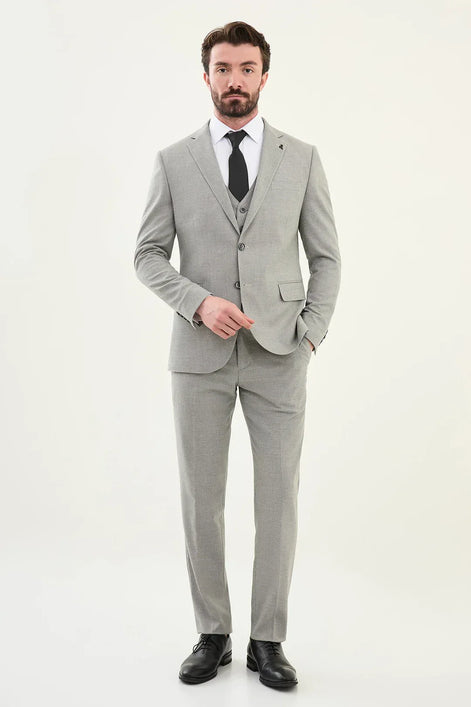 Marina Grey 3 Piece Suit