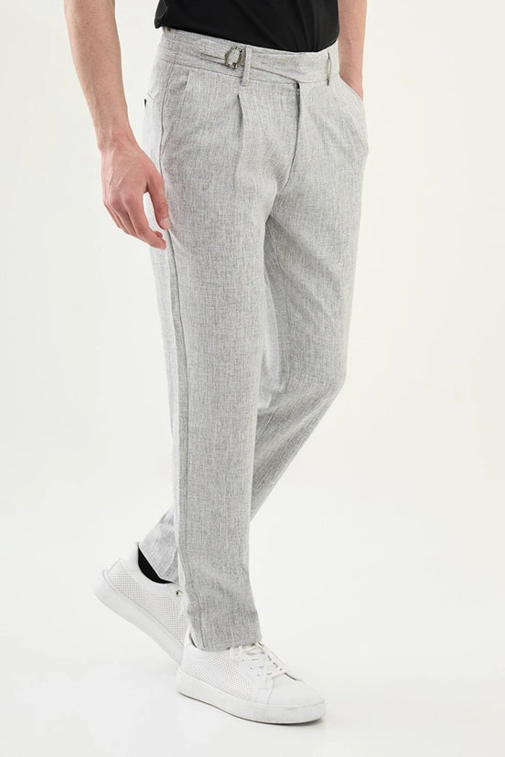 Grey Linen Pants