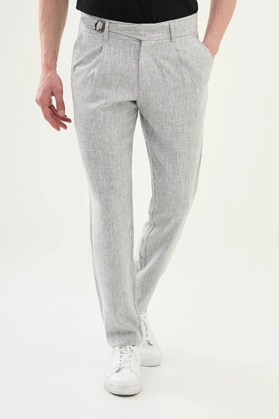 Grey Linen Pants