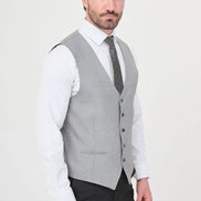 Gray Slim Vest