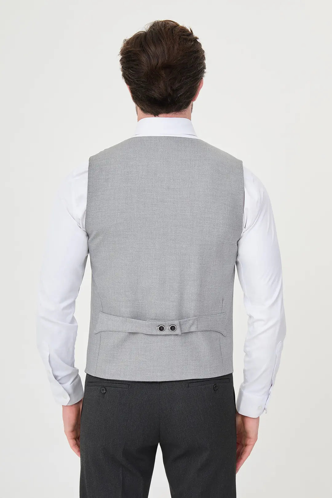 Gray Slim Vest