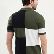 Green Polo Quarter Zip