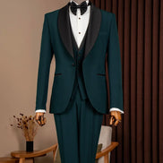 Green Shawl Lapel Men Tuxedo