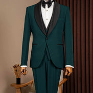 Green Shawl Lapel Men Tuxedo