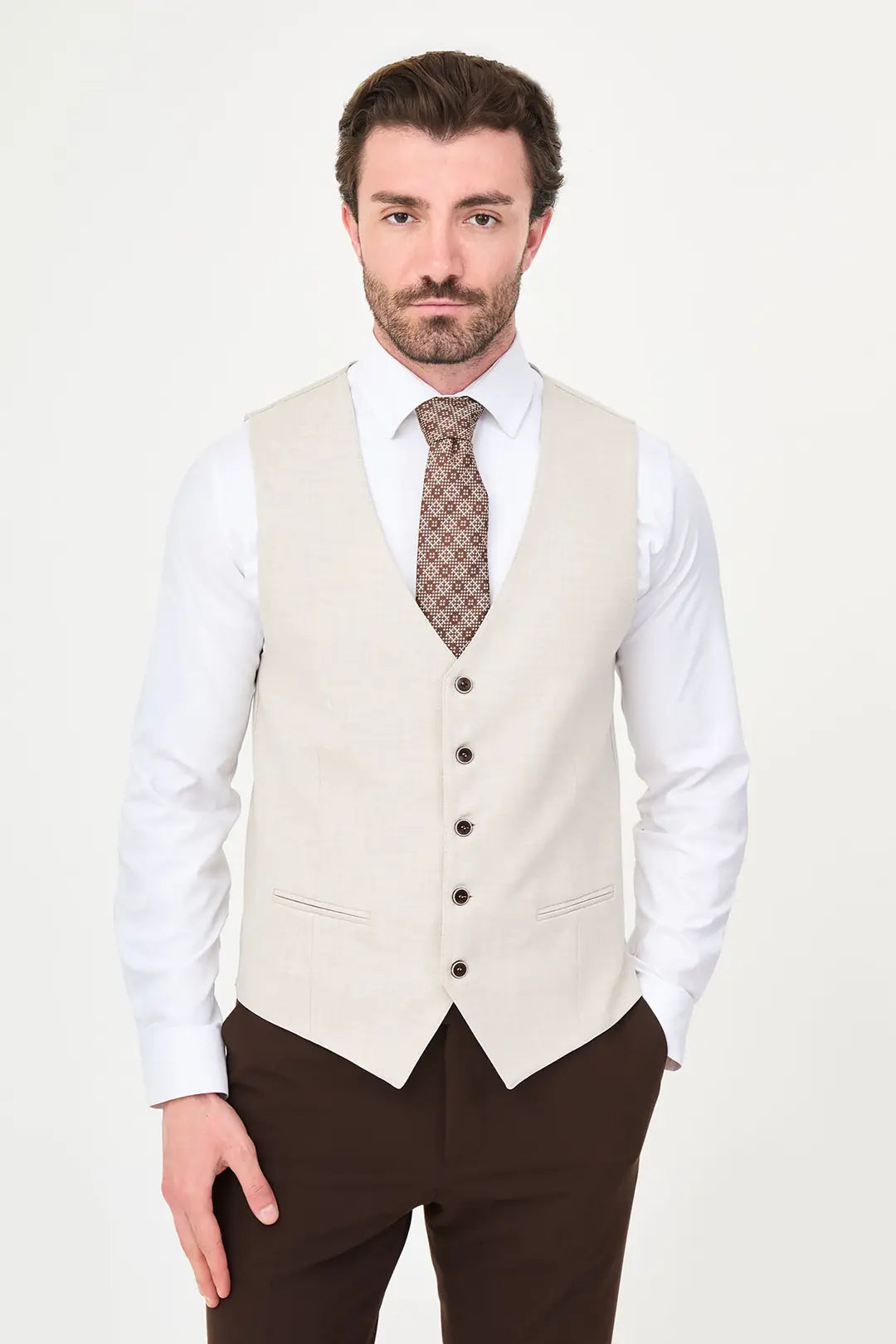 Ivory Slim Vest