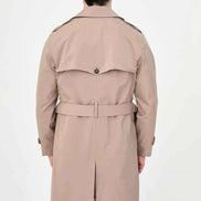 Laredo Beige Double Breasted Trench Coat with Belt