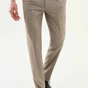 Laredo Brown Crosshatch Dress Pants