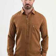 Laredo Brown Crosshatch Shirt