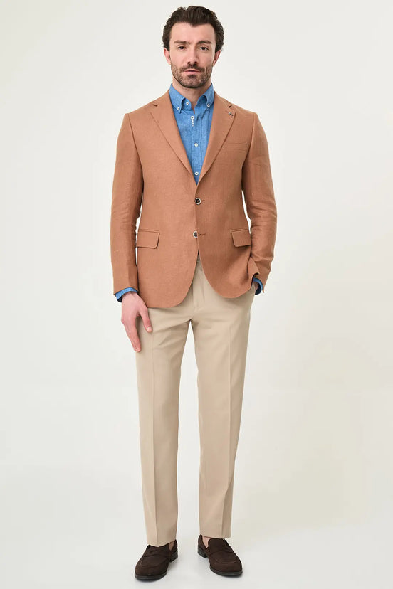 Laredo Camel Notch Lapel Blazer