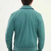 Laredo Men's Teal Zip-Up Harrington Jacket