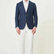 Laredo Navy Blue Notch Lapel Blazer