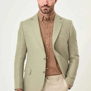 Laredo Sage Green Notch Lapel Blazer