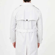 Laredo Stone Double Breasted Trench Coat with Belt