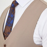 Light Brown Slim Vest