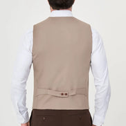 Light Brown Slim Vest