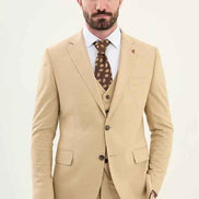 Marina Beige 3 Piece Suit
