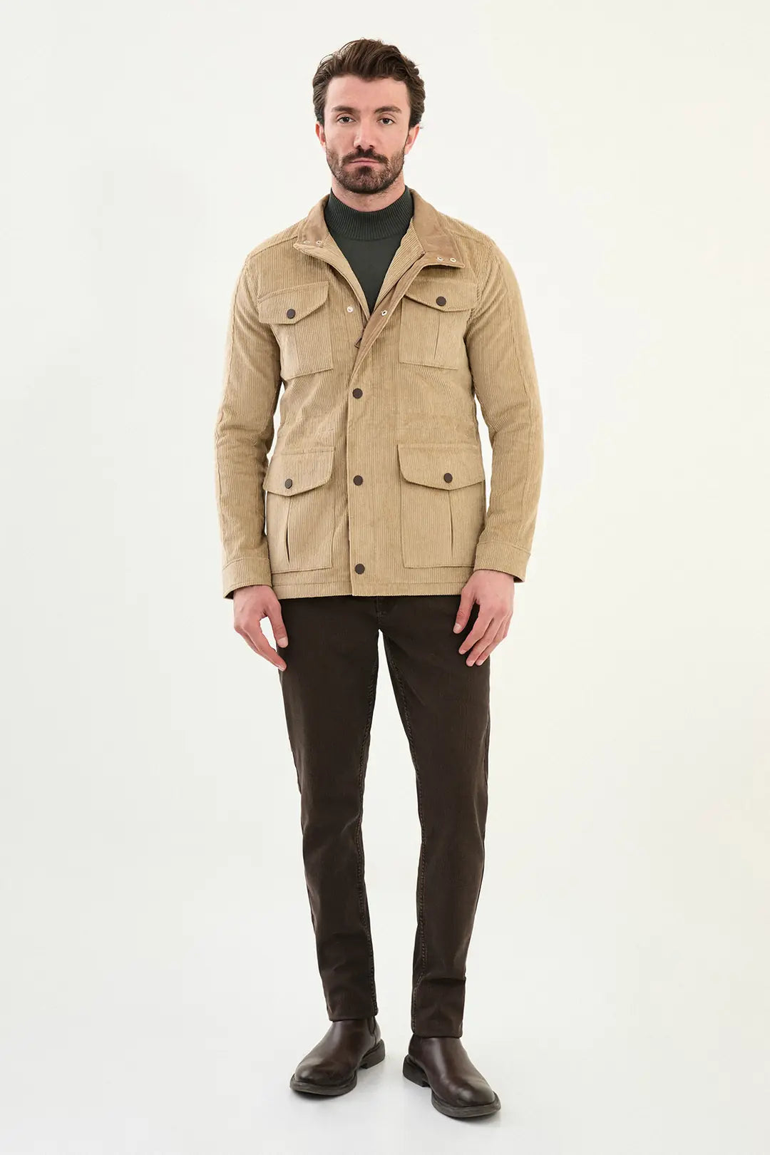 Beige Wool Jacket