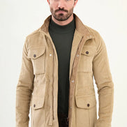 Beige Corduroy Jacket