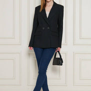 Marina Black Double Breasted Blazer Women