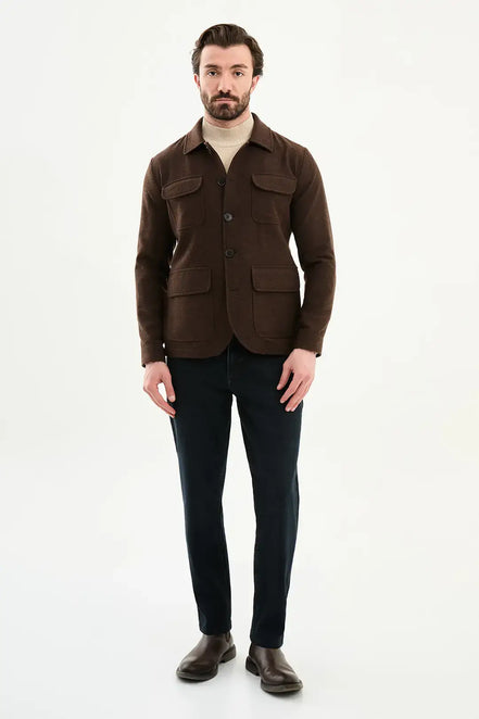 Brown Wool Coat