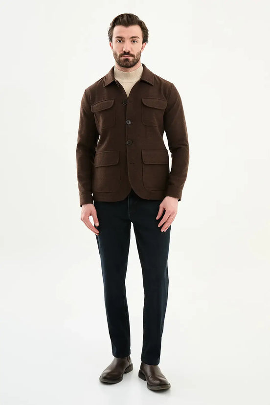 Brown Wool Coat