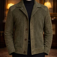 Khaki Lamb Leather Custom Jacket