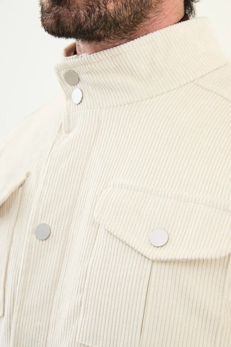 Off White Corduroy Jacket