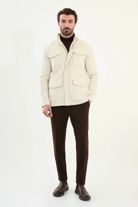 Off White Wool Jacket